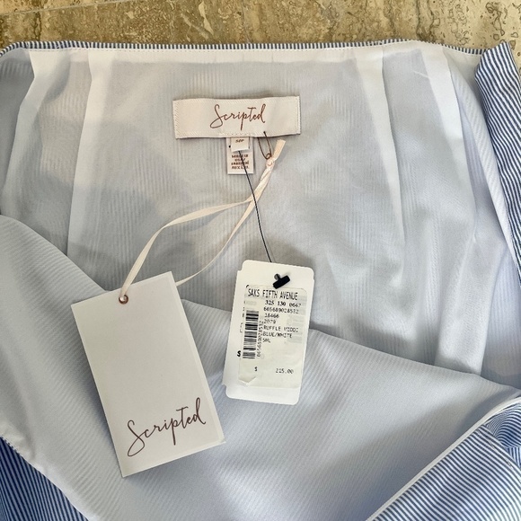 SCRIPTED RUFFLED SKIRT SZ SMALL NEW WITH TAGS - Picture 6 of 9